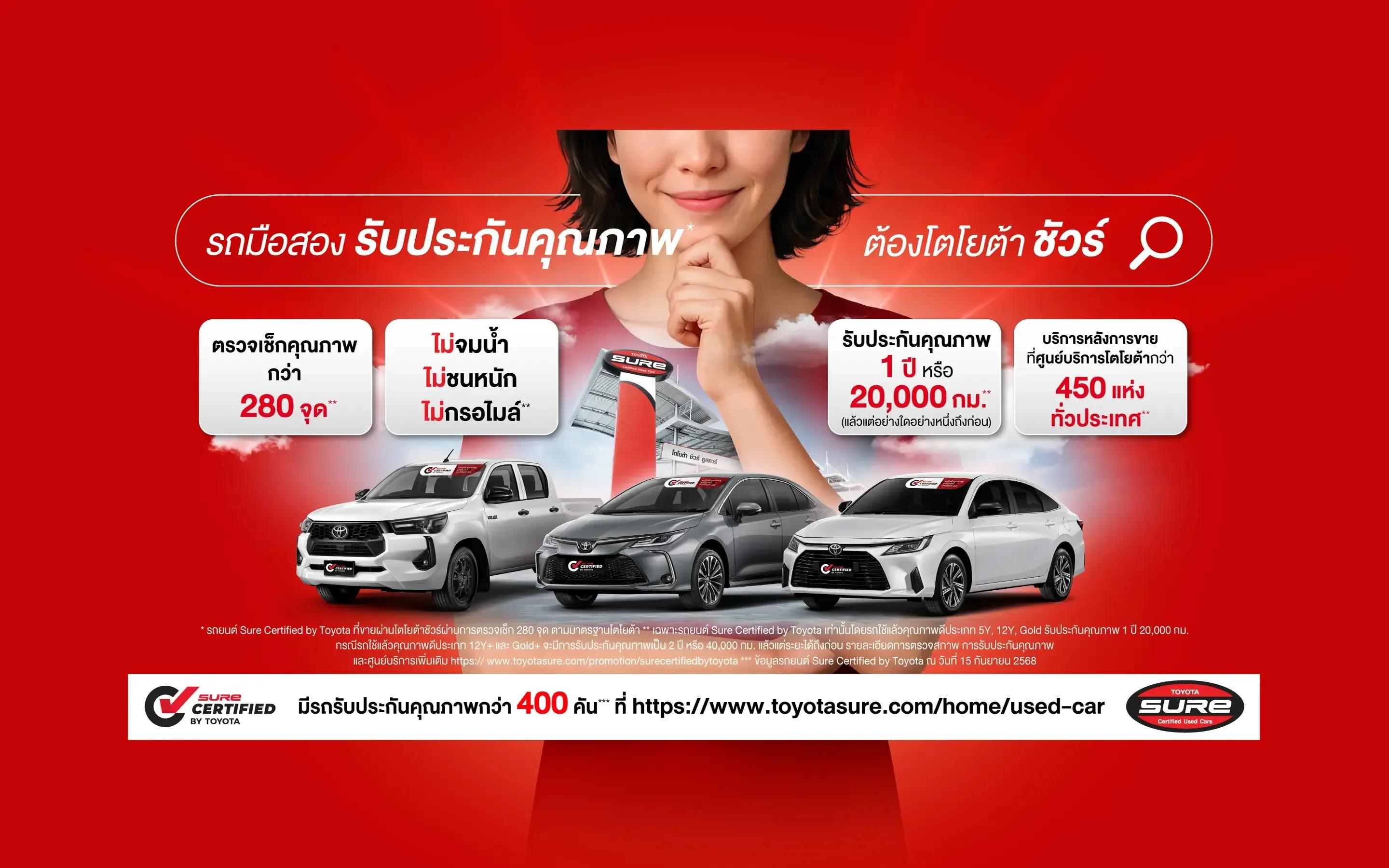 Toyota Sure Banner